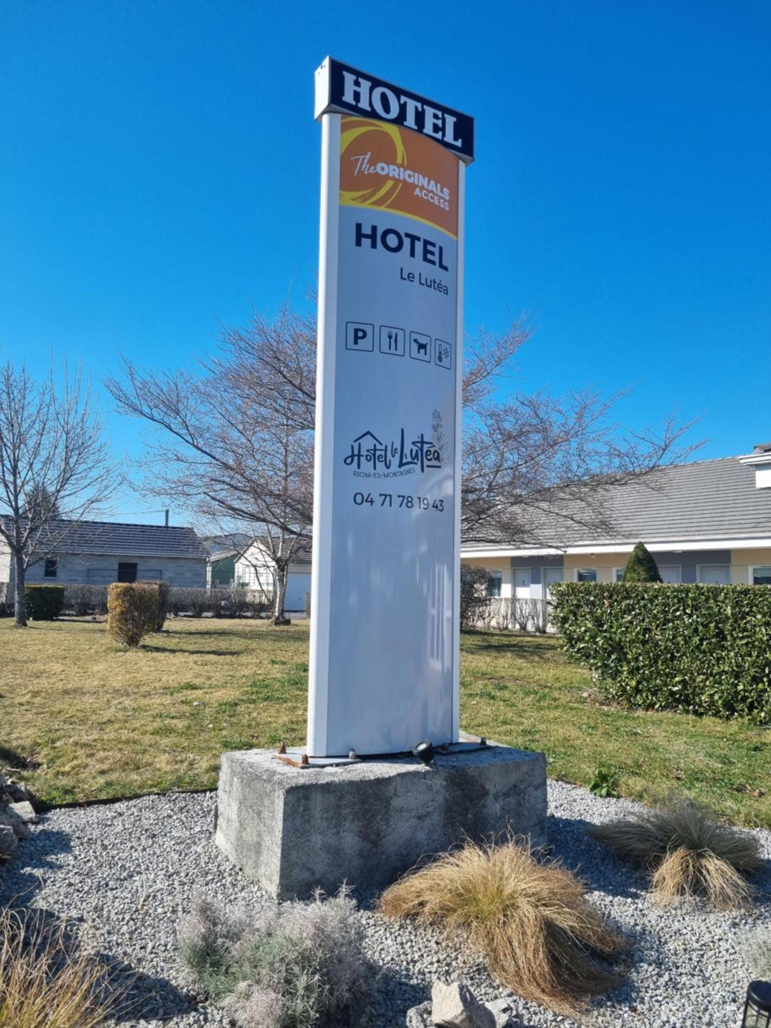 The Originals Access, Hotel Le Lutea Riom-es-Montagnes Exterior photo
